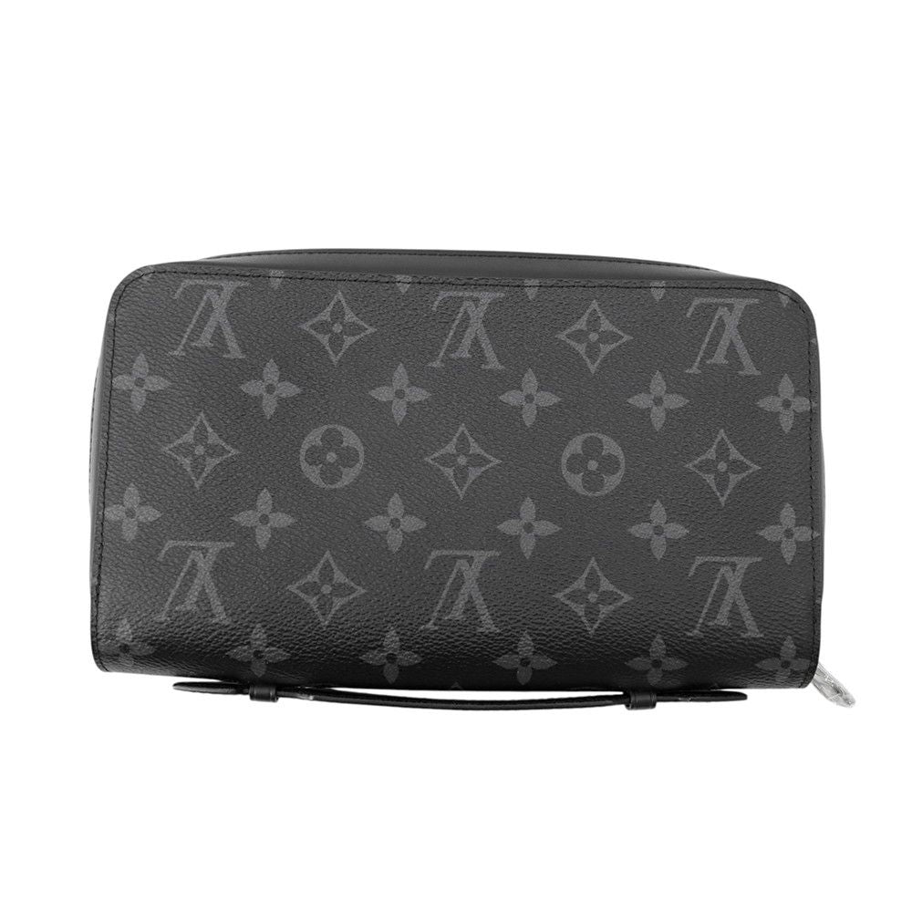 Louis Vuitton Wallet Monogram Eclipse Zippy XL Black — view 3