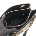 Chanel Tote CC Logo Black Lambskin Shoulder Bag — view 3