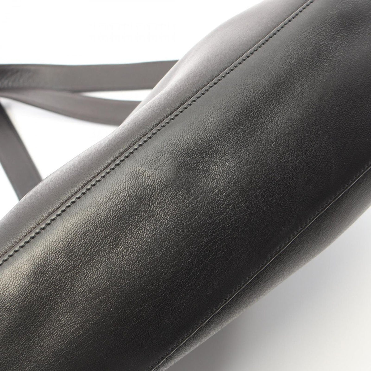 Chanel Tote CC Logo Black Lambskin Shoulder Bag — view 8
