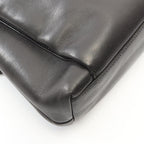 Chanel Tote CC Logo Black Lambskin Shoulder Bag — view 7