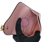 Dior Saddle Bloom Card Holder Pink Gold Case Business — view 7