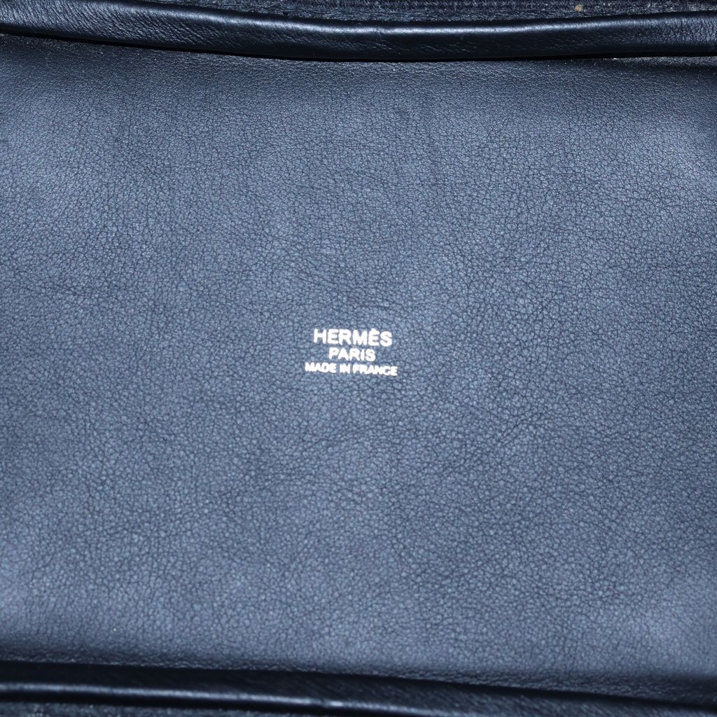 Hermes Picotin Lock PM Cargo Pocket Swift Leather Handbag Silver Black — view 6