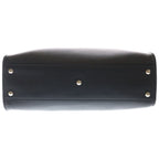 Fendi Peekaboo Regular Selleria Leather 2-Way Shoulder Bag Black — view 4