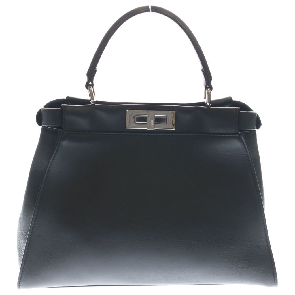 Fendi Peekaboo Regular Selleria Leather 2-Way Shoulder Bag Black — view 2