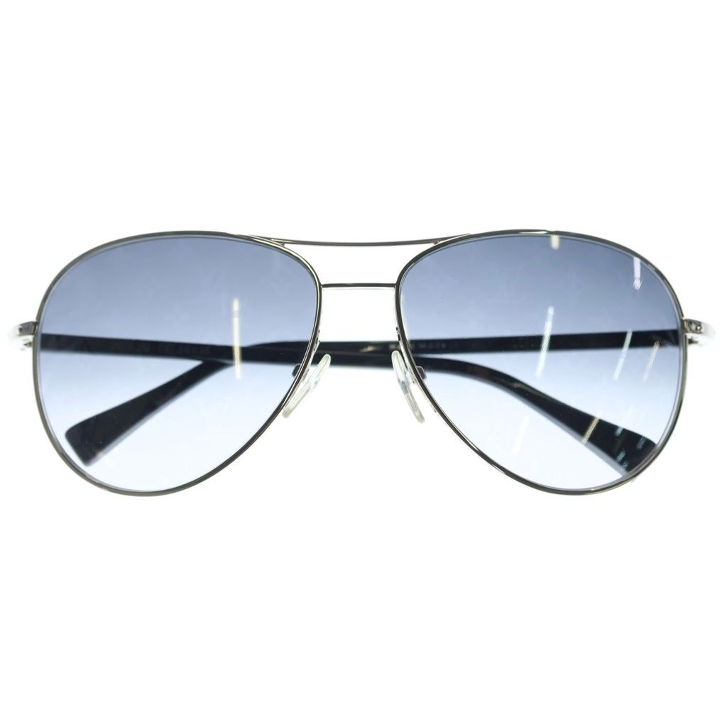 Louis Vuitton Conspiration Pilot Monogram Sunglasses 58 15 Gray Silver Eyewear
