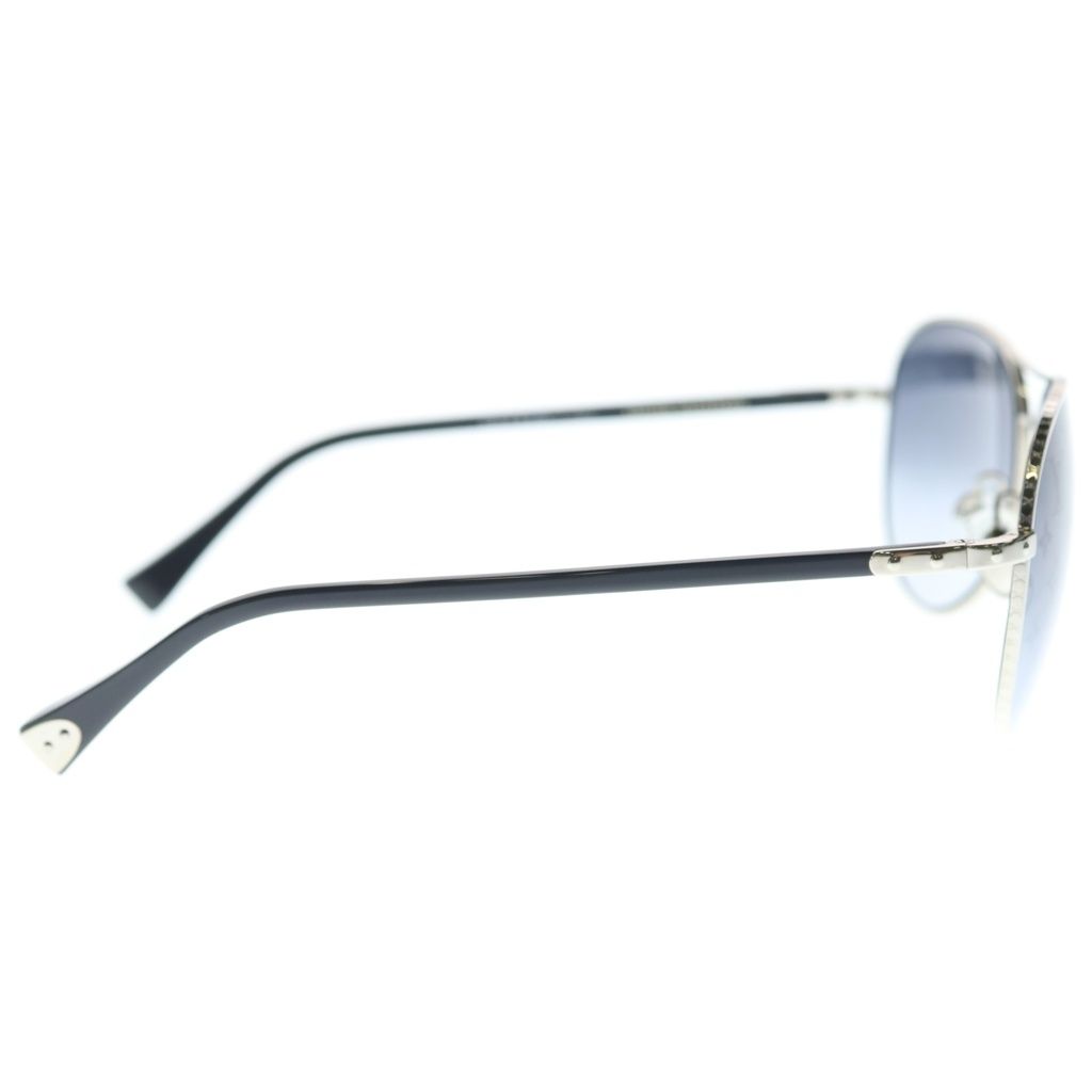 Louis Vuitton Conspiration Pilot Monogram Sunglasses 58 15 Gray Silver Eyewear — view 3