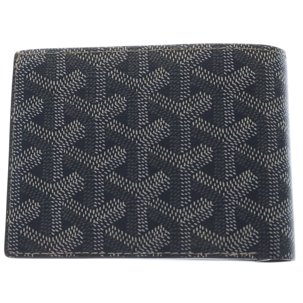 Goyard Saint Florentine Bifold Wallet Compact Helibone Leather Gray — view 2