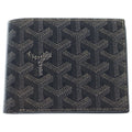 Goyard Saint Florentine Bifold Wallet Compact Helibone Leather Gray