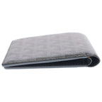 Goyard Saint Florentine Bifold Wallet Compact Helibone Leather Gray — view 3