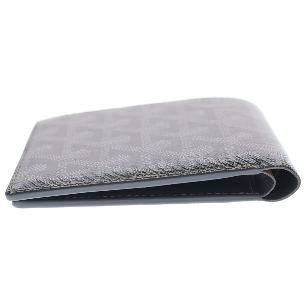 Goyard Saint Florentine Bifold Wallet Compact Helibone Leather Gray — view 3