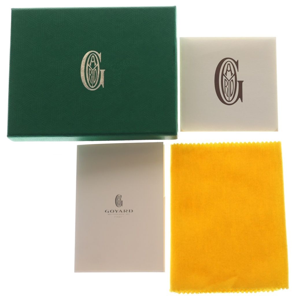 Goyard Saint Florentine Bifold Wallet Compact Helibone Leather Gray — view 6