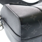 Louis Vuitton Monogram Eclipse City Keepall 2-Way Shoulder Bag Black Leather — view 5