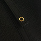 Hermes Picotin Lock MM Taurillon Clemence Gold Handbag Noir — view 6