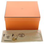 Hermes Picotin Lock MM Taurillon Clemence Gold Handbag Noir — view 8