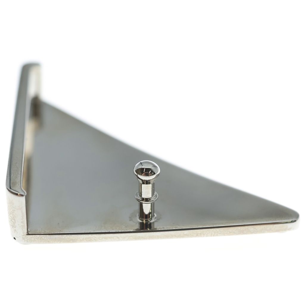 Prada Triangle Logo Metal Belt Buckle Yellow — view 5