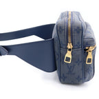 Louis Vuitton Bum Bag Outdoor Monogram Denim Navy Blue — view 3