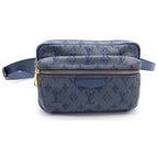Louis Vuitton Bum Bag Outdoor Monogram Denim Navy Blue