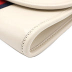 Gucci Raja Mini Shoulder Bag White Leather Gold — view 4