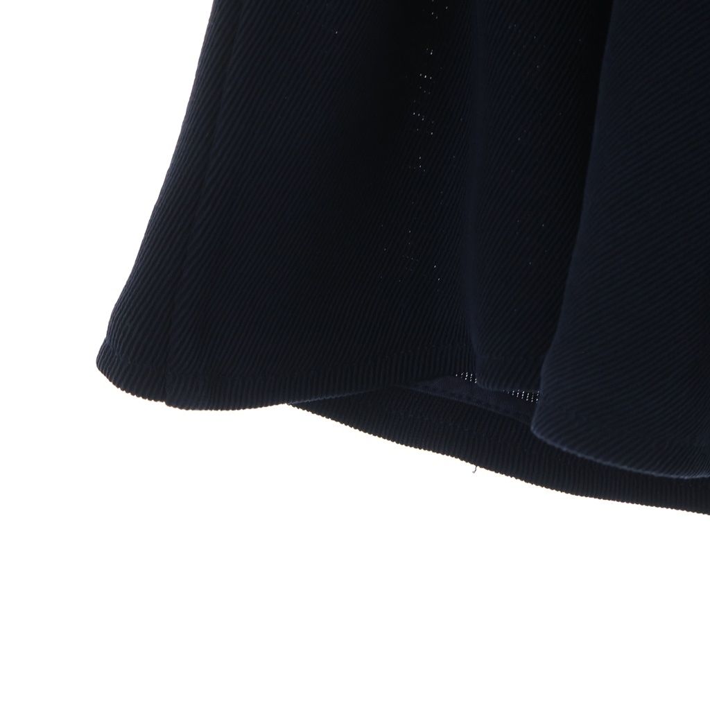 Chanel Boutique Vintage Wool Jacket CC Logo Button Navy — view 6