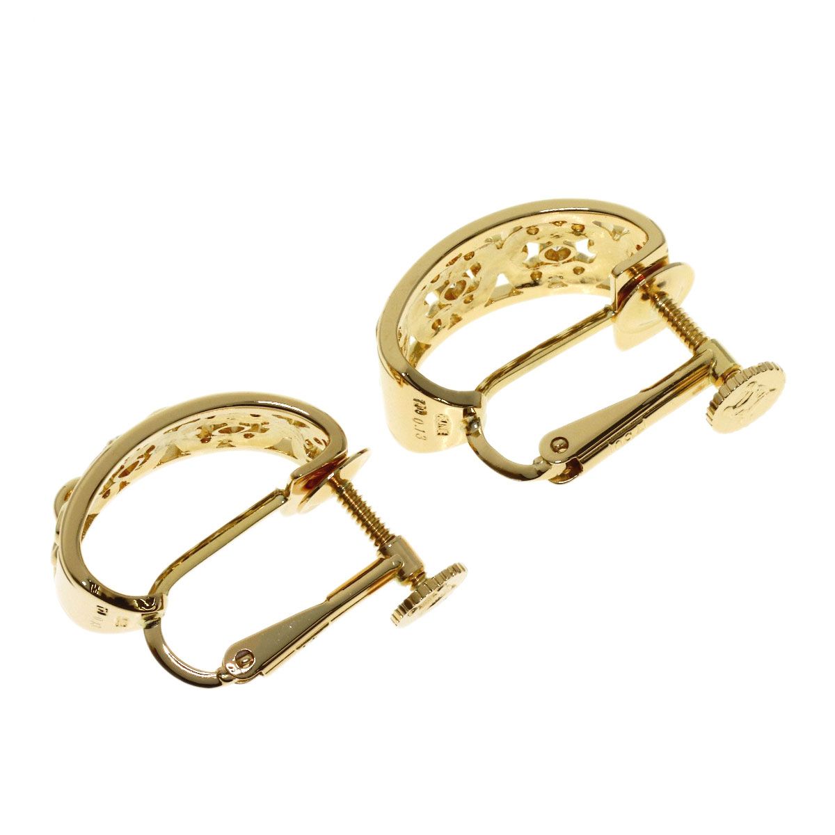 Celine Diamond Earrings 18K Yellow Gold — view 2