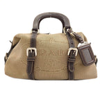 Prada Logo Handbag Canvas