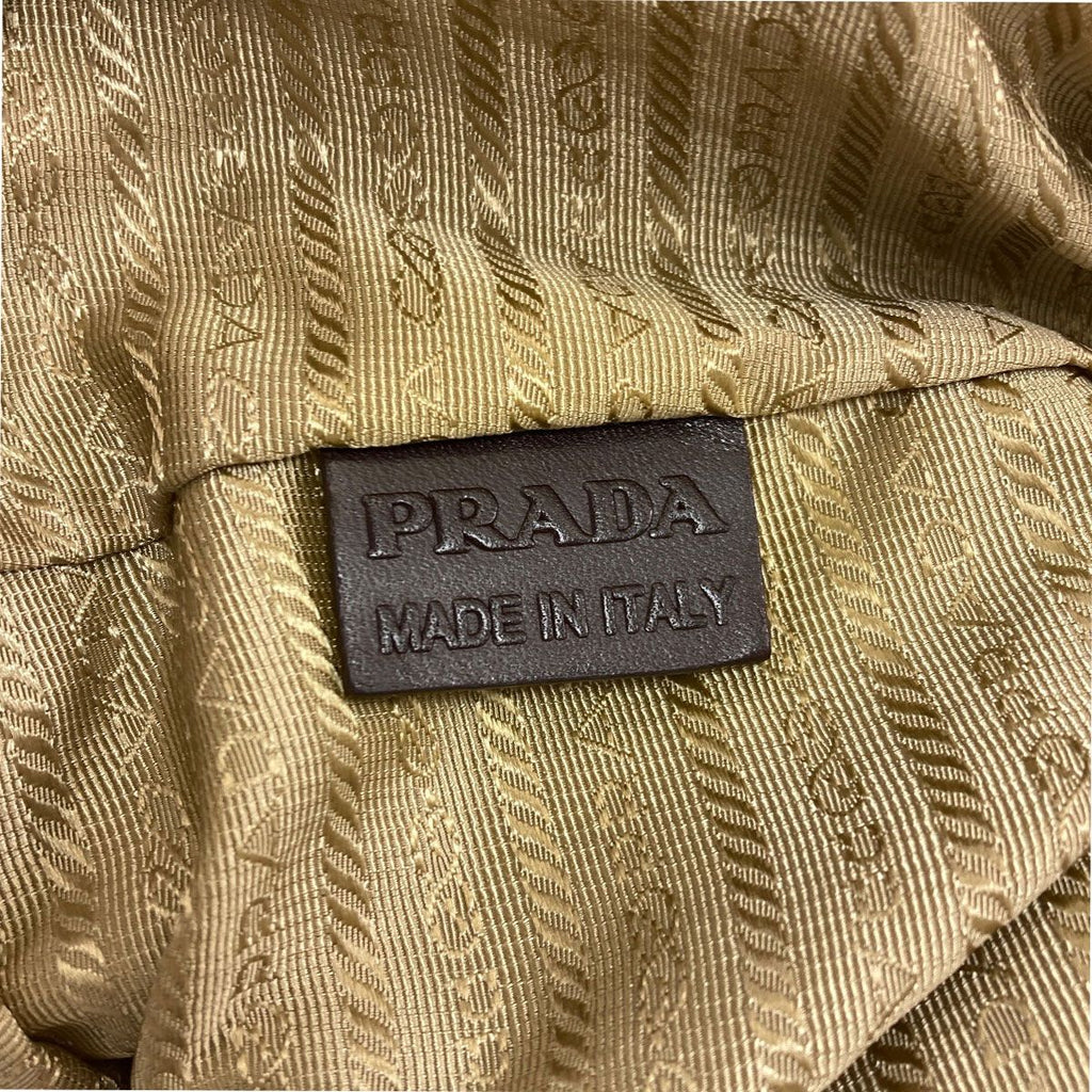 Prada Logo Handbag Canvas — view 7