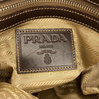 Prada Logo Handbag Canvas — view 6