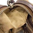 Prada Logo Handbag Canvas — view 8