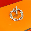 Hermes Chaine D'Ancre MM 13 Links Bracelet 925 Sterling Silver