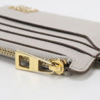 Loewe Square Coin Card Holder Anagram Purse Pebble Grain Calfskin — view 5