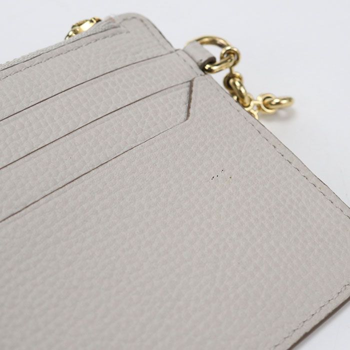 Loewe Square Coin Card Holder Anagram Purse Pebble Grain Calfskin — view 6