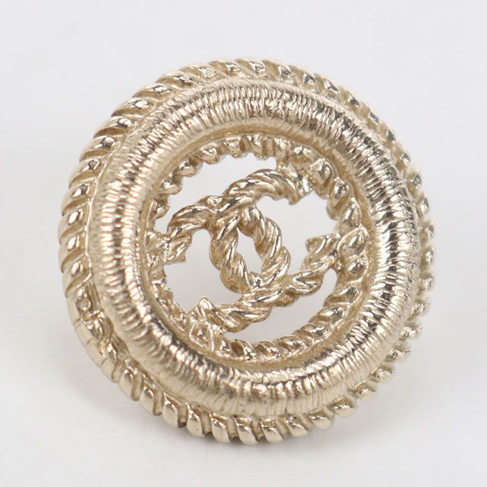 Chanel CC Logo Earrings Metal — view 4