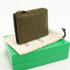 Bottega Veneta Small Bifold Wallet Intrecciato Lambskin