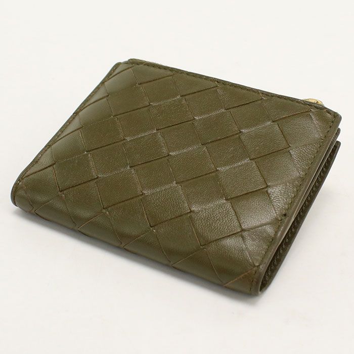 Bottega Veneta Small Bifold Wallet Intrecciato Lambskin — view 2