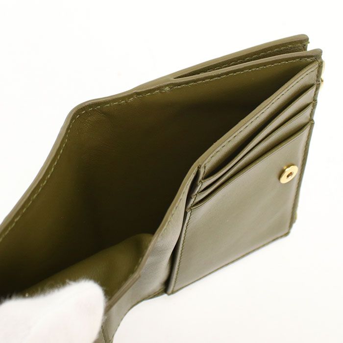 Bottega Veneta Small Bifold Wallet Intrecciato Lambskin — view 4