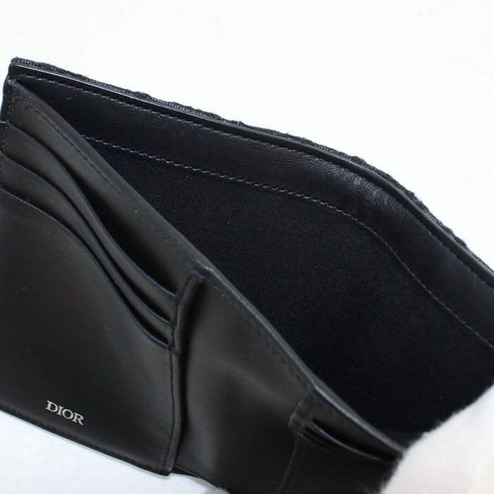 Dior Oblique Bifold Wallet Jacquard — view 4