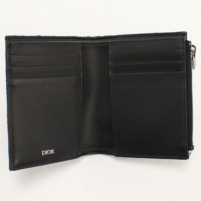Dior Oblique Bifold Wallet Jacquard — view 3
