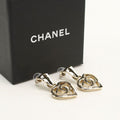 Chanel CC Logo Earrings Metal