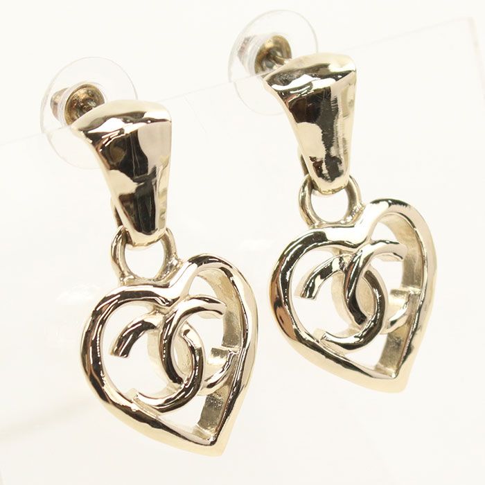 Chanel CC Logo Earrings Metal — view 2