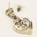 Chanel CC Logo Earrings Metal — view 4