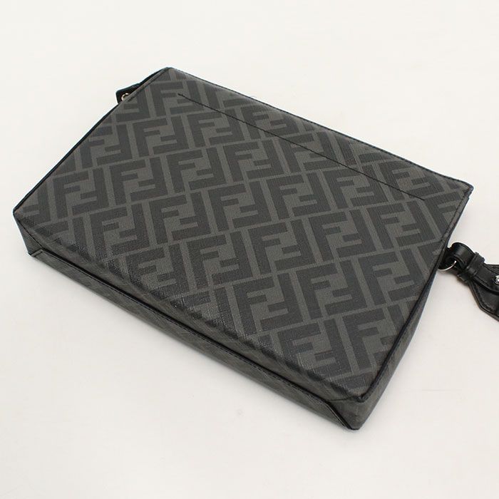 Fendi FF Canvas Clutch Bag — view 2