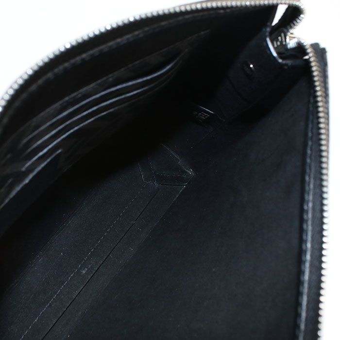 Fendi FF Canvas Clutch Bag — view 4
