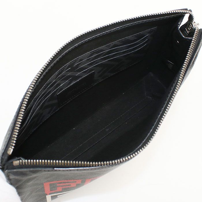 Fendi FF Canvas Clutch Bag — view 3
