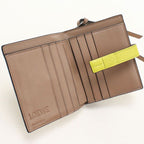Loewe Compact Zip Wallet Anagram Bifold Soft Grain Calfskin — view 3