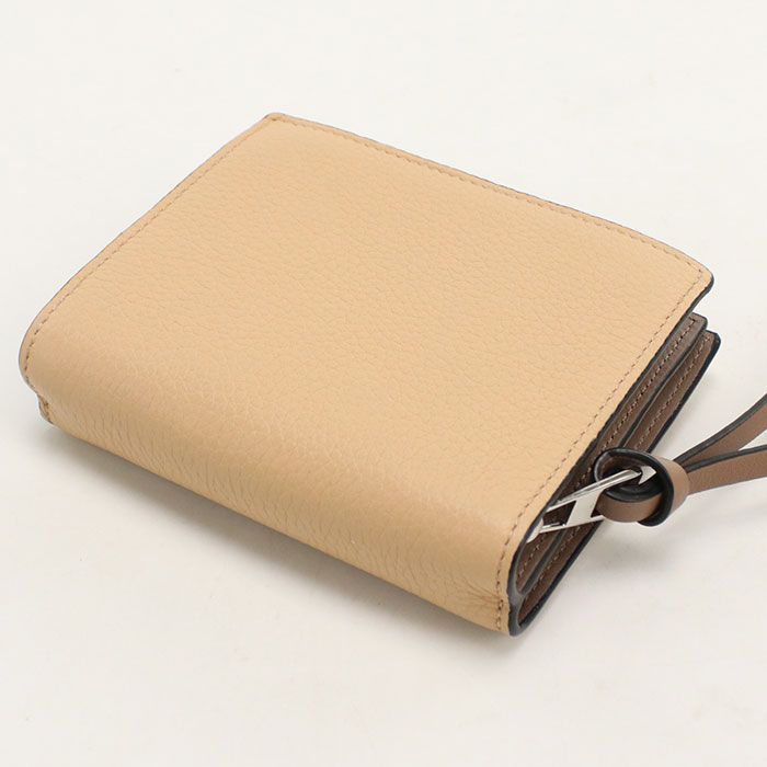 Loewe Compact Zip Wallet Anagram Bifold Soft Grain Calfskin — view 2