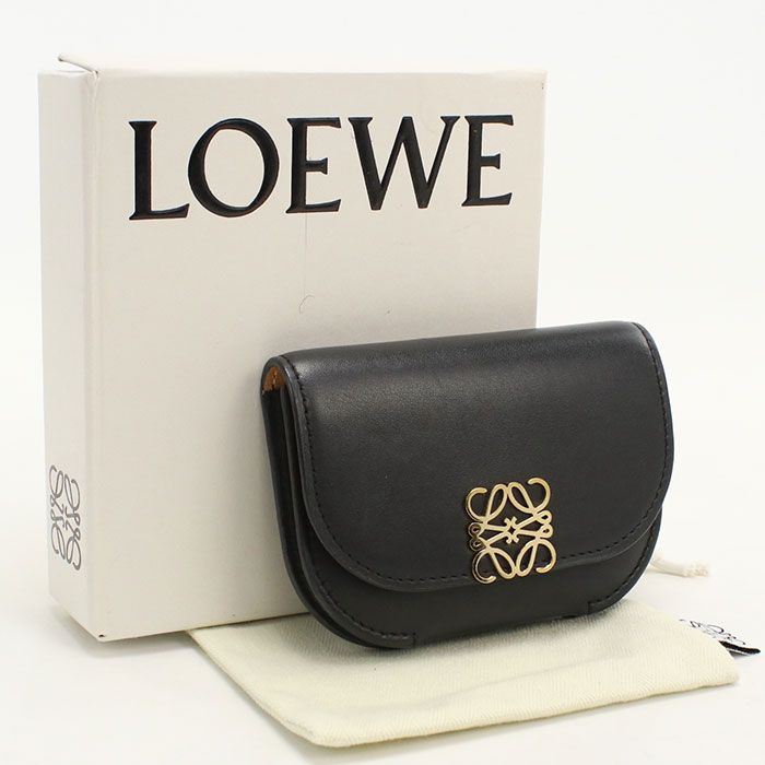 Loewe Coin Case Anagram Purse Calfskin
