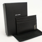 Saint Laurent Tiny Cassandra Card Case Calfskin