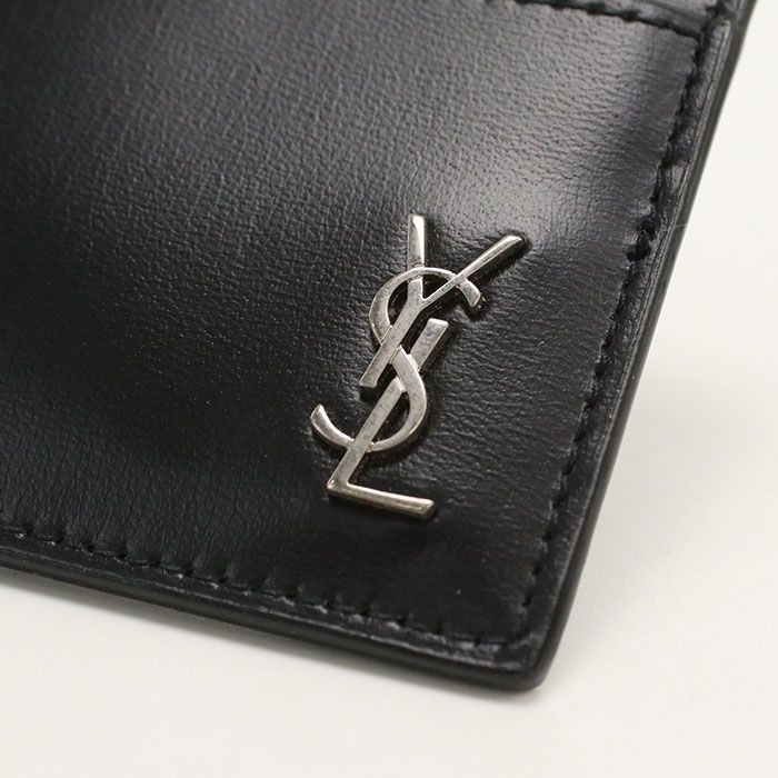 Saint Laurent Tiny Cassandra Card Case Calfskin — view 5