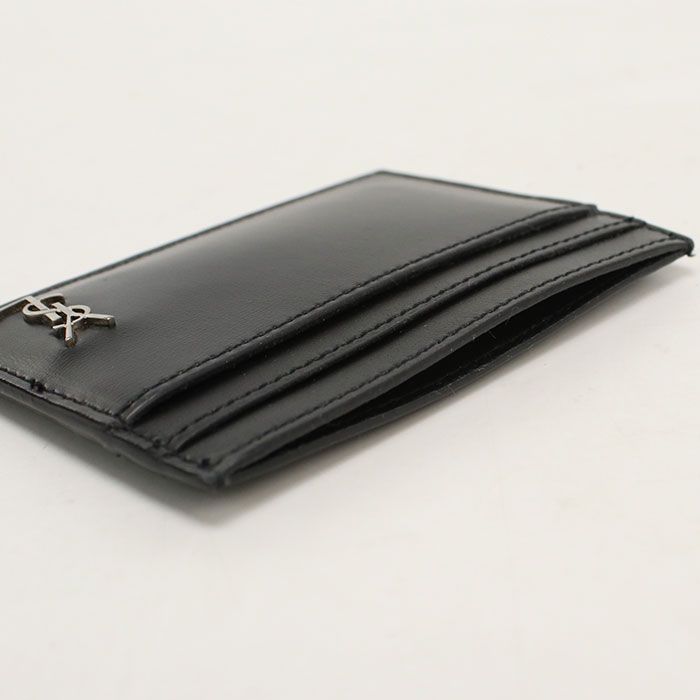 Saint Laurent Tiny Cassandra Card Case Calfskin — view 4
