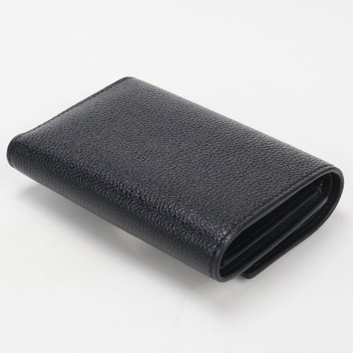Loewe Vertical Wallet Small Pebble Trifold Mini Grain Calfskin — view 2